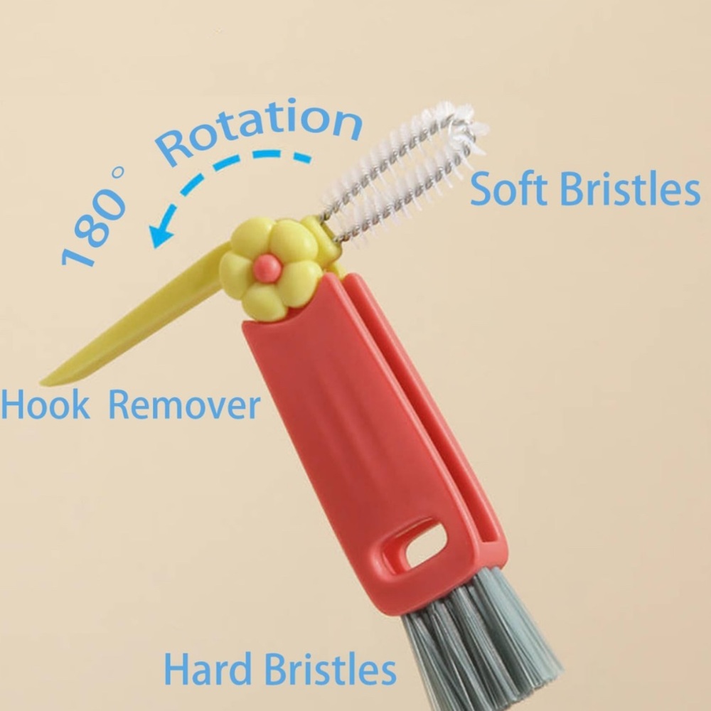 3 in 1 Cup Lid Cleaning Brush & Straw Cleaner Set 🆕 - Picture 4 of 9